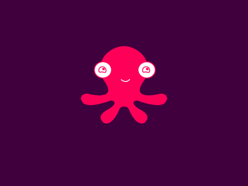 Octopus animation app boom branding logo mobile octopus ui ux