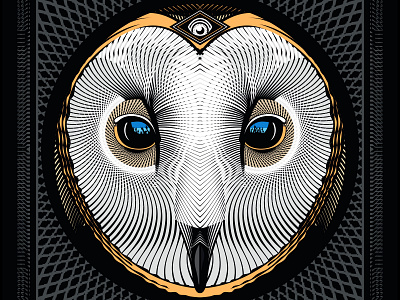 The Night Owl - by Fieldinspired animal art conceptual art design digital art illustration vector vector art