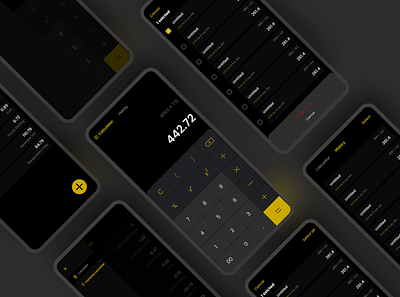 Calculator UI Design Exploration ux webapp design