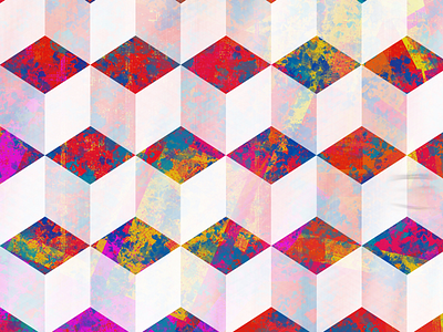 Pop background cubes pattern