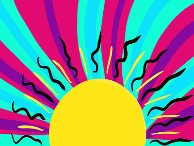 Shine abstract sun