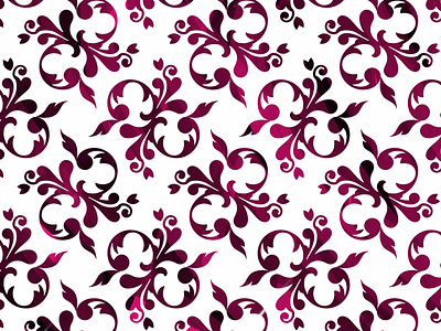 Fleur pattern wallpaper