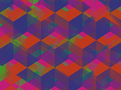 Distortion background cubes pattern