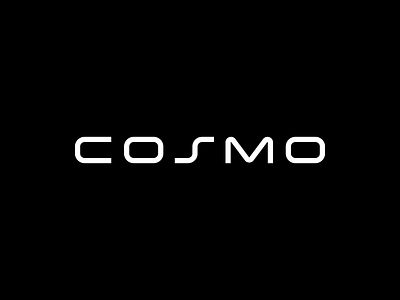 Cosmo Logotype cosmic cosmo custom elegant extended galaxy geometric lettering logo logotype modern rounded space stars type typography universe upscale wide world