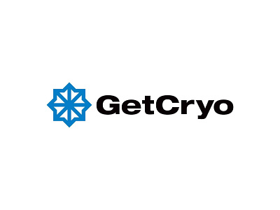 GetCryo Logo arrow arrows blue cold cryo cryogenics frozen geometric get ice liquid logo logos nitrogen road snow transport transportation truck trucking