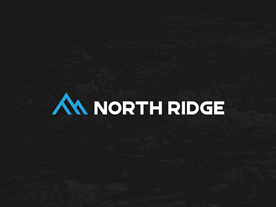North Ridge Wealth Advisors bold geometric lines logo logos mark minimal mountain mountains north ridge sharp