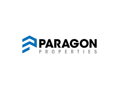 Paragon Properties building commercial geometric home house logo logos minimal p paragon properties property