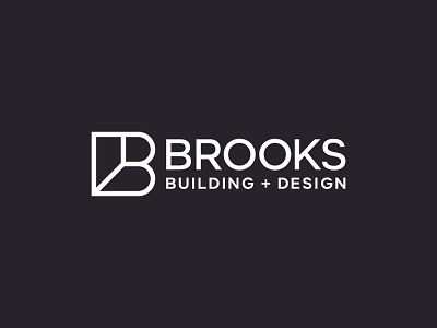 Brooks Building + Design architect brooks building commercial construction design logo minimal modern residential square wordmark