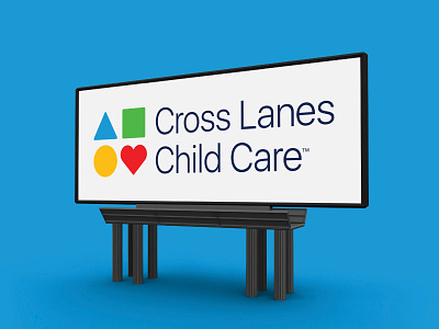 Cross Lanes Child Care Logo blocks building care child children cross daycare education geometric kid kids lanes logo logos play school shapes simple toy toys