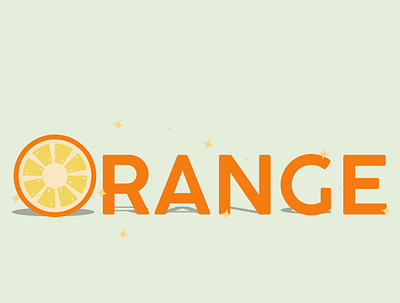 Orange Flat Design