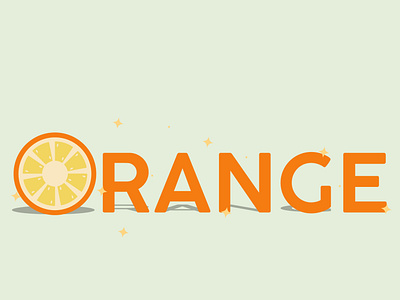 Orange Flat Design