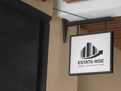 ESTATE RISE branding graphic design illustrator logo design