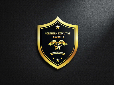 NORTHERN EXECUTIVE SECURITY 3d branding graphic design logo ui