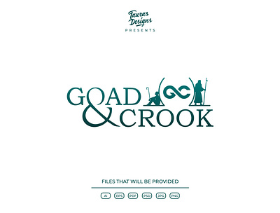 Goad & Crook Logo Design adobe illustrator branding design graphic design illustration illustrator logo logo design ui vector