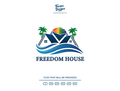 FREEDOM HOUSE adobe illustrator branding design graphic design illustration illustrator logo logo design ui vector