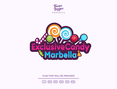Exclusive Candy Marbella adobe illustrator branding design graphic design illustration illustrator logo logo design ui vector