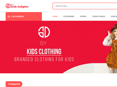 New Arab Delights an Ecommerce website design on wordpress