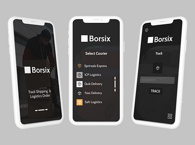 Borsix app branding design figma ui ux