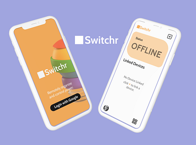 Switchr app branding design figma ui ux