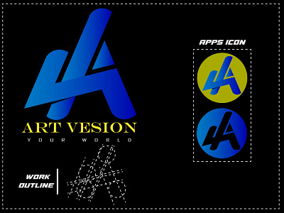 Art Vesuin: Graphical World 3d adobe illustrator an logo animation app branding corporate logo design graphic design graphics illustration logo logodesign minimalistic logo ux wordmark