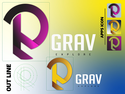 GRAV : Branding logo । G logo । Brand logo !