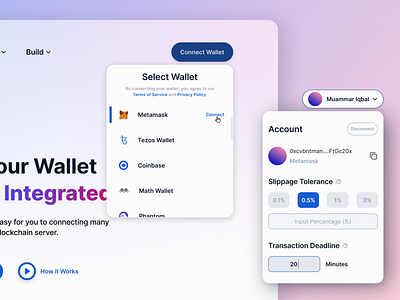 Crypto Wallet - Web business crypto crypto wallet cryptocurrency digital wallet finance fintech ui user experience user interface ux wallet web design