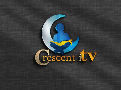 Crescent logo design crescent logo design half moon logo design logo mockup moon moon light