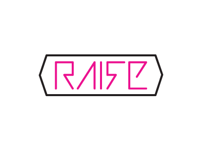 raise (gif) logo raise type