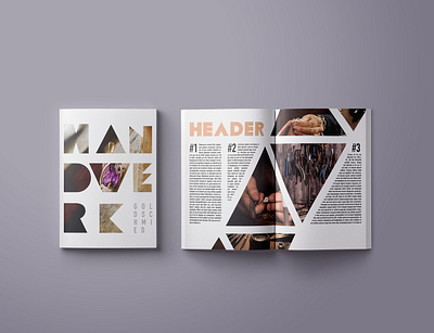 EDITORIAL – Handwerk Goldschmied design graphic design lettering typography
