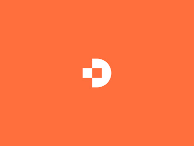 Đ branding clean color design djordje djordje blagojevic dord icon logo logo design logomark minimal modern orange personal logo simple strong symbol