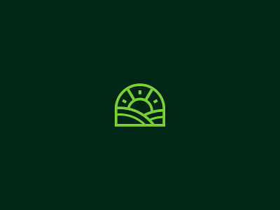 nature 2022 branding clean color design graphic graphic design green icon illustration logo logomark minimal modern natural nature strong sun symbol trend