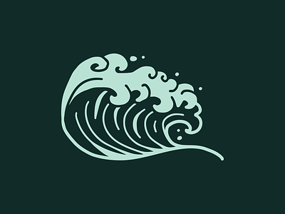 Ride Slow | Ride the Tide beach drawing illustration ocean procreate simple sketch surf surfing tide water wave