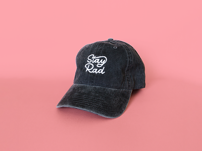 Ride Slow | Stay Rad Dad Hat apparel dad hat fashion hat hat design lettering logo script stay rad style type typography