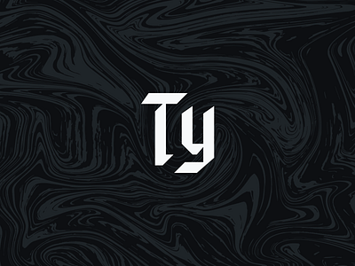Personal Brand | Monogram blackletter brand branding liquid marble logo logo design monogram pattern personal brand t y type typography