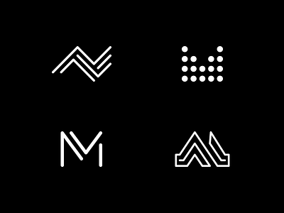 MC | Monogram brand branding chart illustration line logo m mark marketing monogram type typography