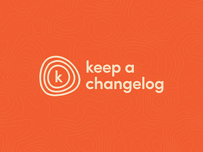 Keep A Changelog | Logo badge brand branding code color icon identity logo outdoors pattern type typography