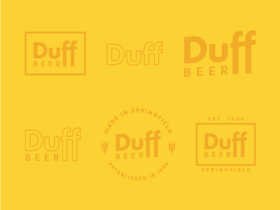 Cartoon Rebrand | Duff Beer