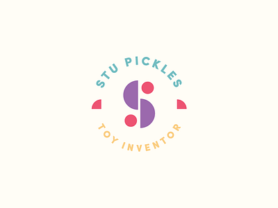 Cartoon Rebrand | Stu Badge badge brand branding color colorful geometric logo rugrats shapes stu pickles type typography