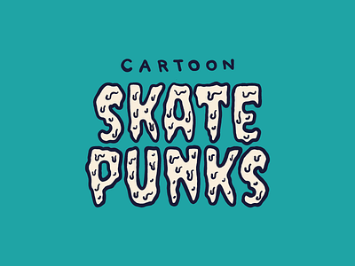 Cartoon Skate Punks | Logo brand branding cartoon color logo punk skate skateboard sketch type typography
