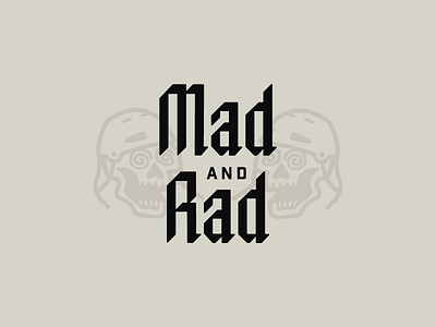 Cartoon Rebrand | Madtown Slogan blackletter brand branding cartoon color rocket power skate skateboard skateboarding skull type typography