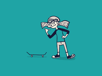 Cartoon Skate Punks | Helga