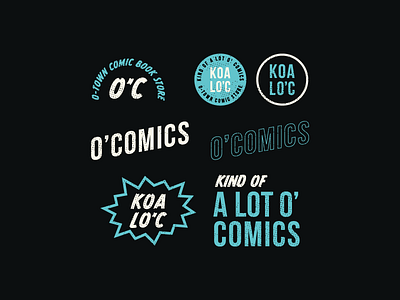 Cartoon Rebrand | Kind of a Lot O' Comics Assets brand branding cartoon color comics logo nickelodeon rebrand rockos modern life type typography wordmark