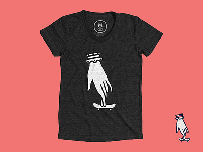 Cotton Bureau | Yeah, I Skate Women's color colorful cotton bureau fingerboard hand illustration illustrator shirt skateboard skateboarding t shirt tech deck