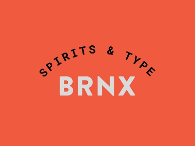 Spirits & Type | Bronx Badge alcohol bronx cocktail colors font layout sans serif serif spirits and type type typeface typography