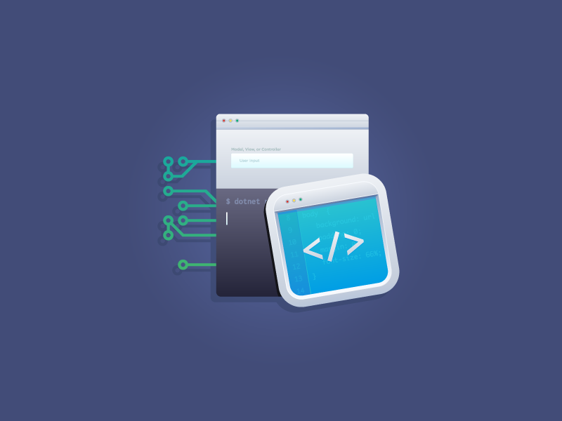 Interactive Courses | ASP.NET by Ty Fortune for Pluralsight on Dribbble