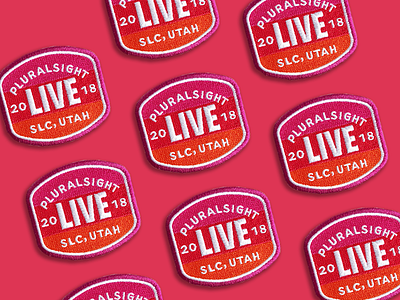 PS Live | Patch Layout badge brand branding classic color colorful patch print retro simple type typography