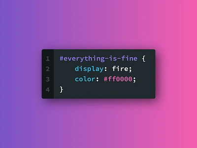 Challenges Brand | Everything Is Fine brand branding code code editor coding colorful developer funny gradient technology type typography