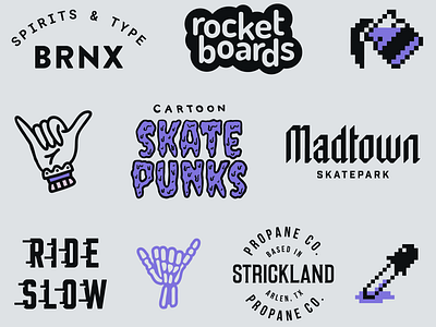 FDCO | Illustration Layout I badge brand branding font icon illustration layout logo purple type typography wordmark