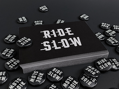 Ride Slow | Mini Prints & Buttons