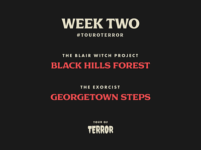 Tour of Terror | Week 2